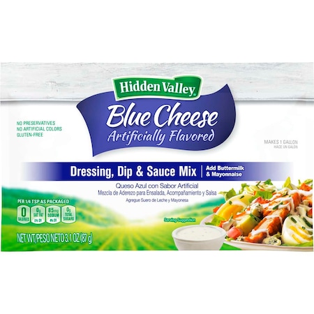 Hidden Valley Blue Cheese Dressing Dry Mix 1 Gal. Box, PK18